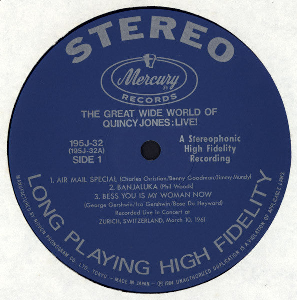 The Great Wide World Of Quincy Jones: Live!