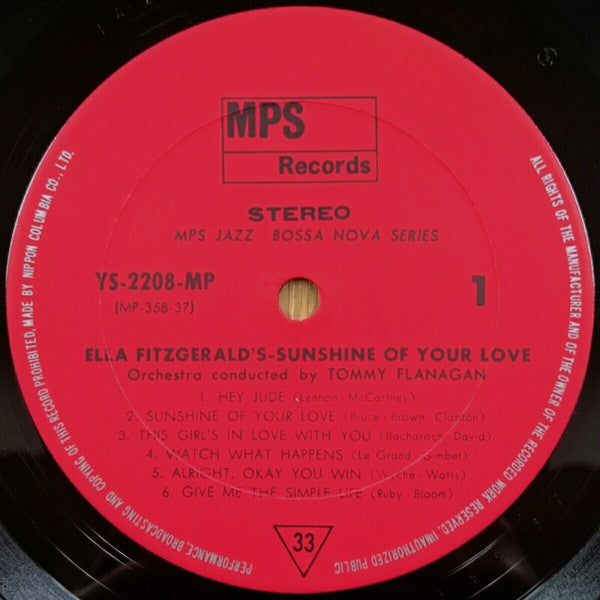 Sunshine Of Your Love