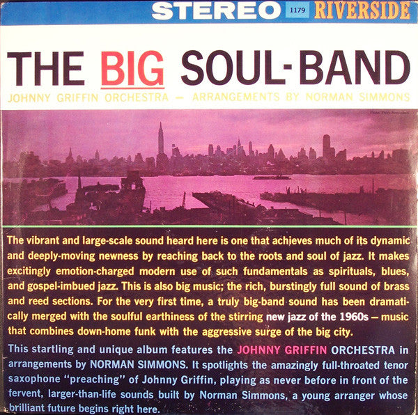 Master Release: The Big Soul-Band by The Johnny Griffin Orchestra
