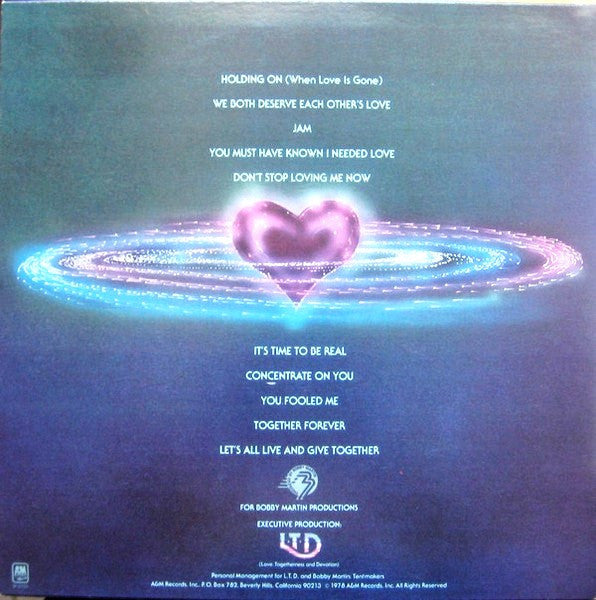 Release: Togetherness-Vinyl-US-1978-SP-4705-8725107