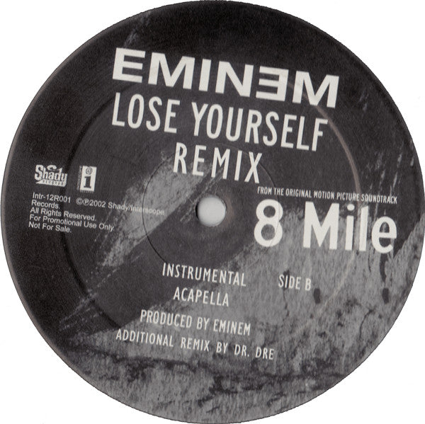 Release: Lose Yourself-Vinyl-Europe-2002-INTR-12R001, INTR-12R001-2586331