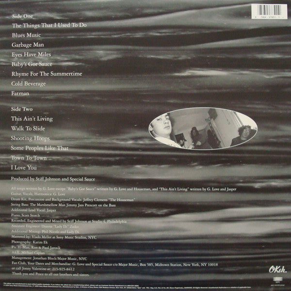 Release: G. Love And Special Sauce-Vinyl-US-1994-E 57851, none-1862285