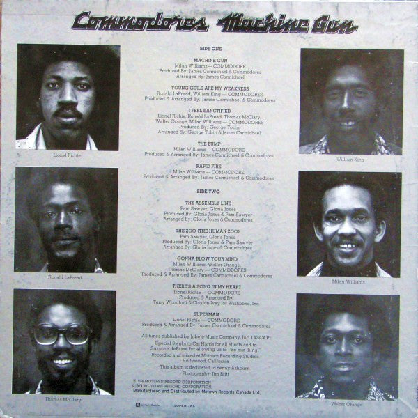 Master Release: Machine Gun by Commodores