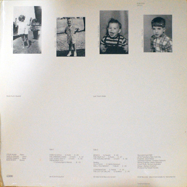 Release: Last Year's Waltz-Vinyl-Germany-1982-ECM 1213, 2301 213-1242566