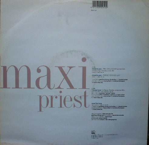 Master Release: Close To You by Maxi Priest
