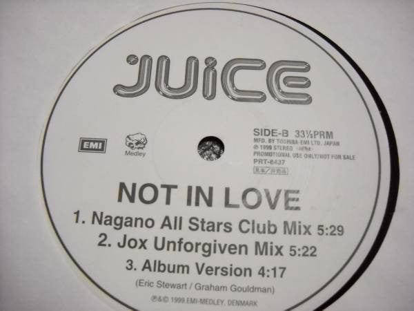 Not In Love (Remixes)
