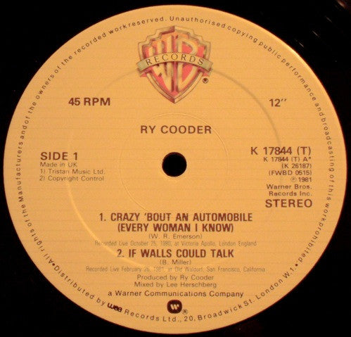 Crazy 'Bout An Automobile (Every Woman I Know)