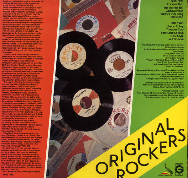 Master Release: Original Rockers by Augustus Pablo