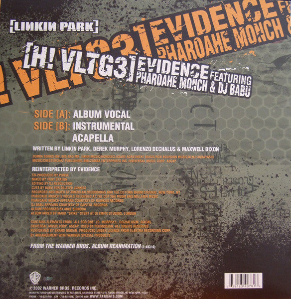 Master Release: H! Vltg3 by Linkin Park