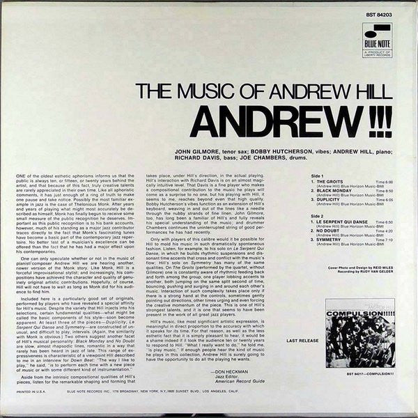 Master Release: Andrew!!! by Andrew Hill