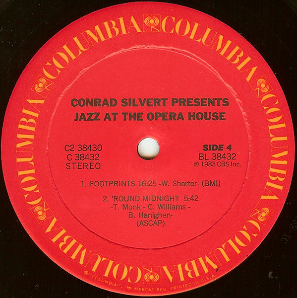 Conrad Silvert Presents Jazz At The Opera House