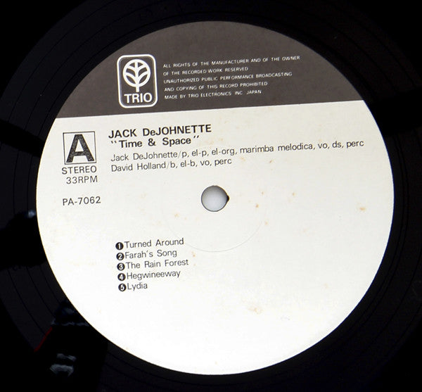 Master Release: Time & Space by Jack DeJohnette
