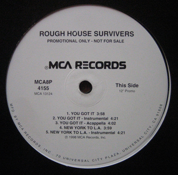 You Got It / Bad Luck