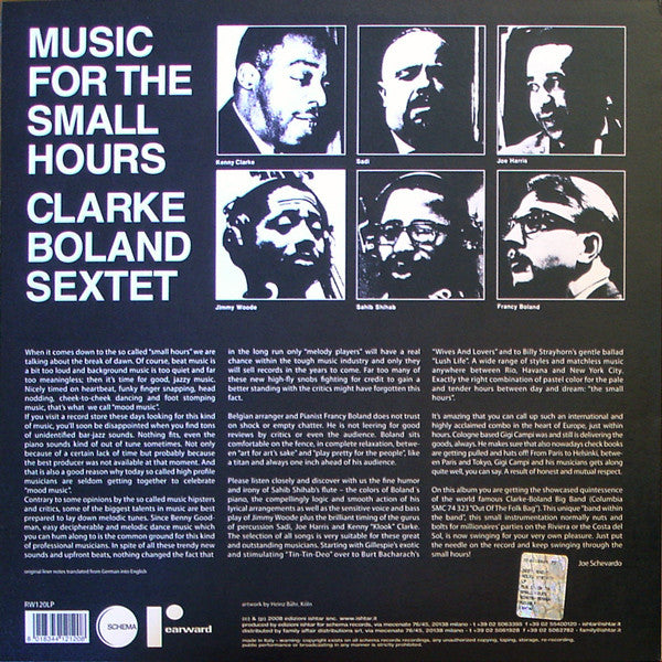 Release: Music For The Small Hours-Vinyl-Italy-2008-RW120LP-2218113