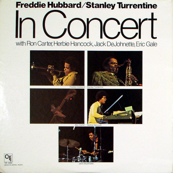 Release: In Concert Volume One-Vinyl-Japan-1974-SR 3364, CTI 6044-2113777