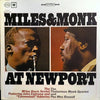 The Miles Davis Sextet - Miles & Monk At Newport (Vinyl, LP, Album, Reissue, Stereo) Very Good Plus (VG+) / Good Plus (G+)