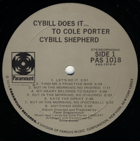 Cybill Does It... ...To Cole Porter