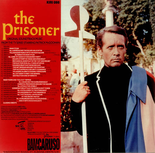 Release: Prisoner Themes - Original Soundtrack Music From The TV Series Starring Patrick McGoohan-Vinyl-UK-1986-KIRI 066-1946948