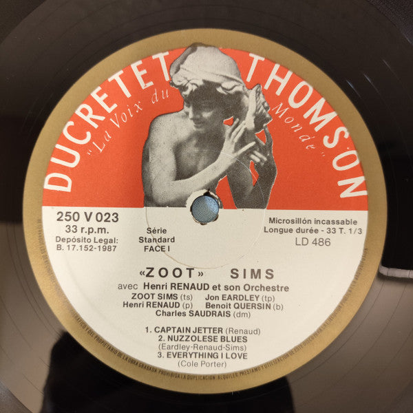 Zoot Sims Avec Henri Renaud Et Son Orchestre Et Jon Eardley