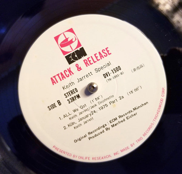 Attack + Release (Keith Jarrett Special)