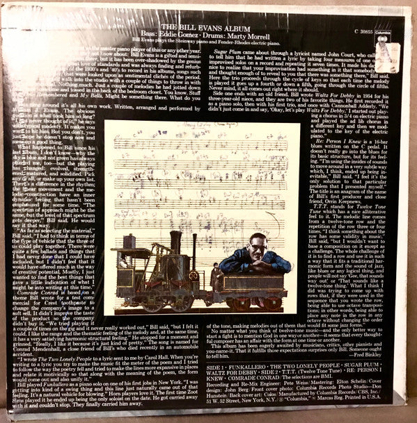Release: The Bill Evans Album-Vinyl-US-1971-C 30855-14420744
