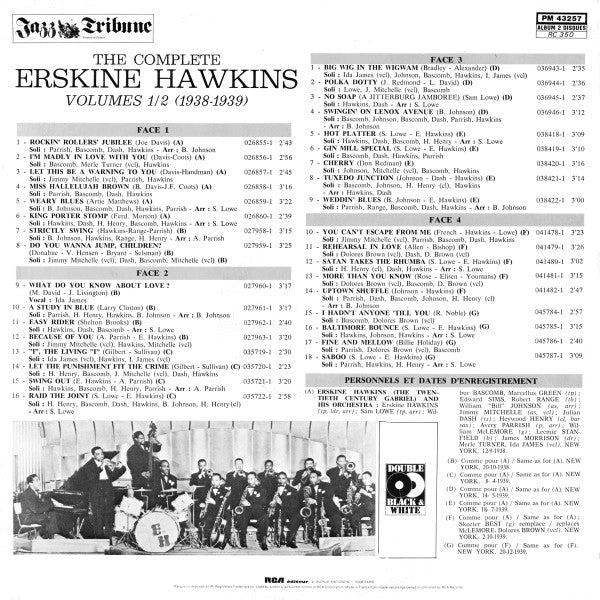 The Complete Erskine Hawkins Volumes 1/2 (1938/1939)
