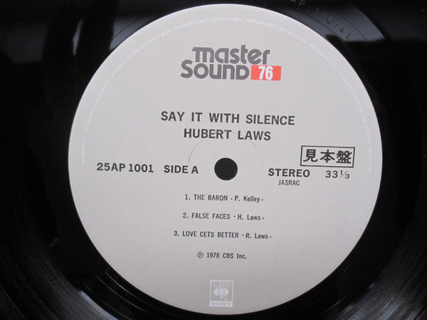 Release: Say It With Silence-Vinyl-Japan-1978-25AP 1001-11218693