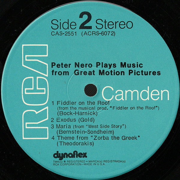 Peter Nero Plays Music From Great Motion Pictures