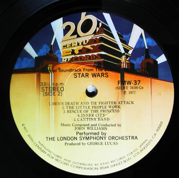 Star Wars (The Original Soundtrack From The 20th Century-Fox Film) = スター・ウォーズ (オリジナル・サウンドトラック)