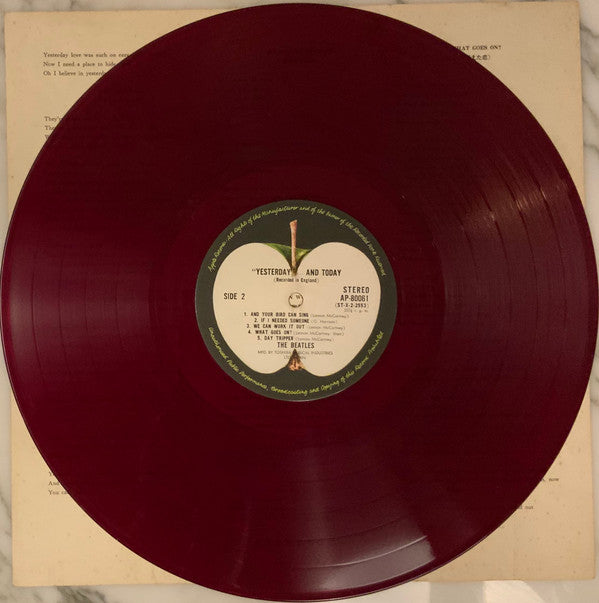 "Yesterday"...... And Today