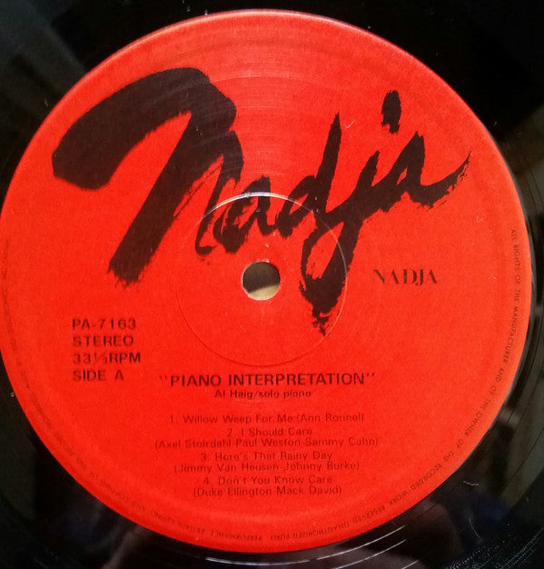 Piano Interpretation - Al Haig Solo