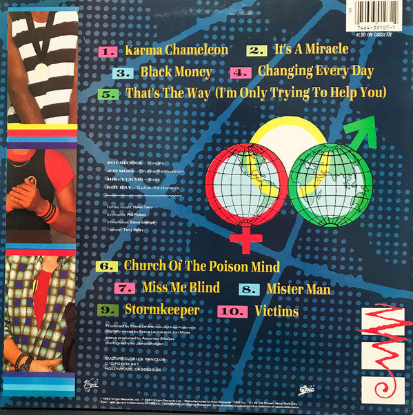 Release: Colour By Numbers-Vinyl-US-1983-QE 39107, QE 39107-14999476