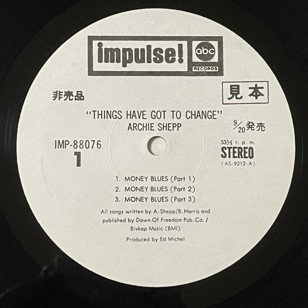 Things Have Got To Change