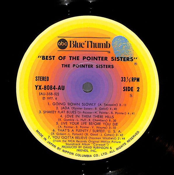 Best Of The Pointer Sisters