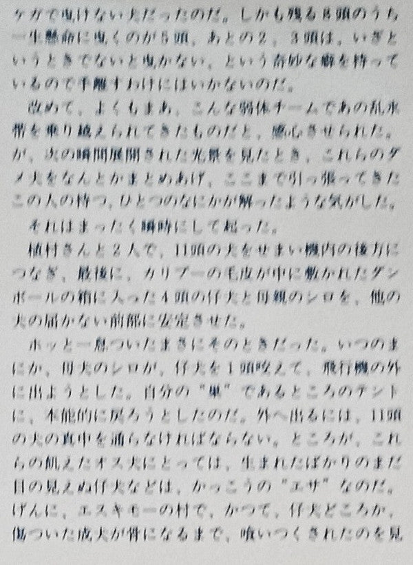 植村直己 北極点単独犬橇旅行