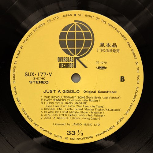 Just A Gigolo - The Original Soundtrack