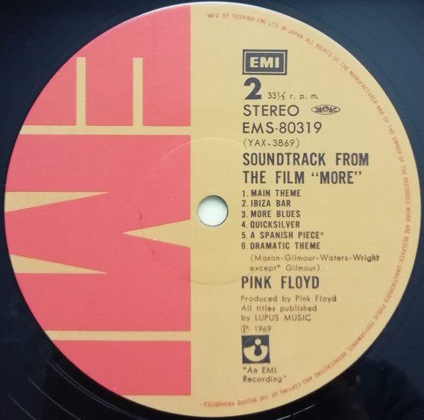 Soundtrack From The Film "More"