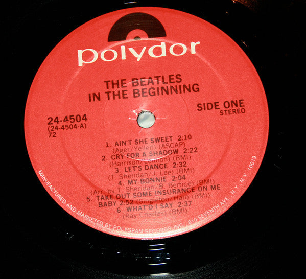 Release: The Beatles' First-Vinyl-US-1970-24-4504-14215066