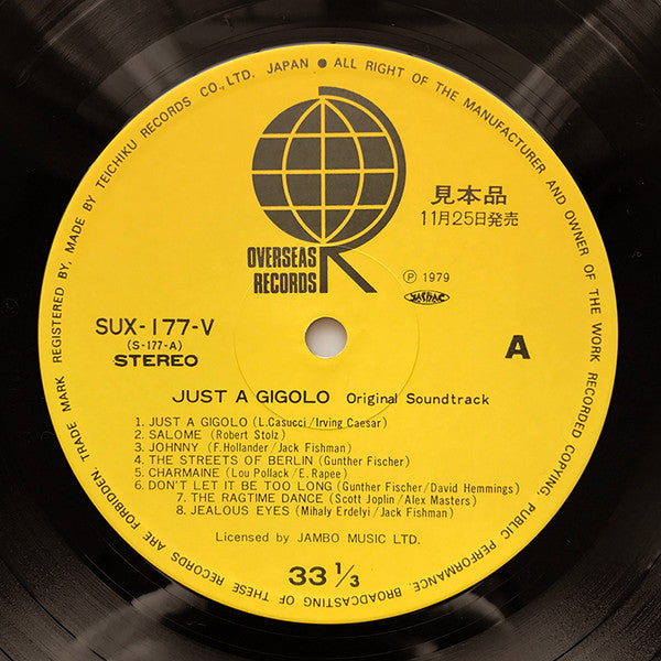 Just A Gigolo - The Original Soundtrack