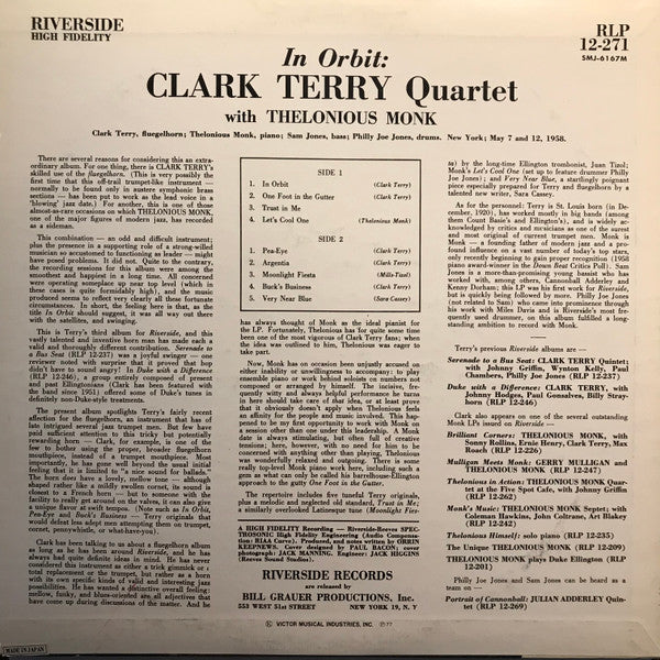 Master Release: In Orbit by Clark Terry Quartet
