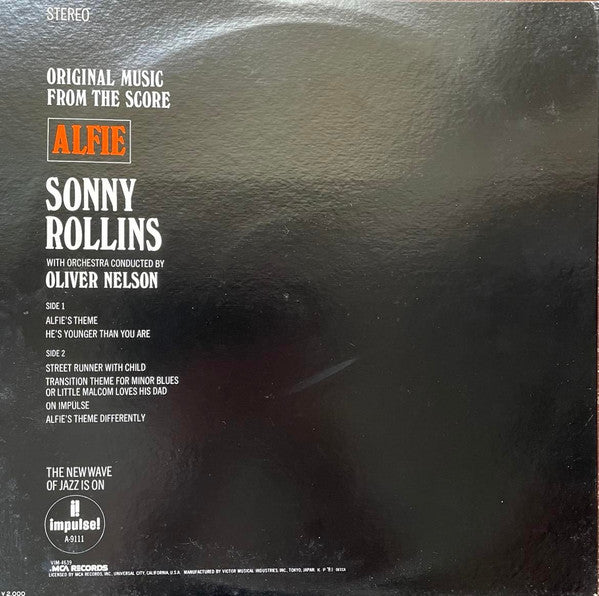 Release: Original Music From The Score "Alfie"-Vinyl-Japan-1981-VIM-4639, A-9111-23298992