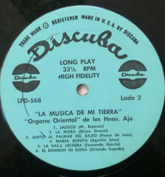 La Musica De Mi Tierra Con El Órgano Oriental