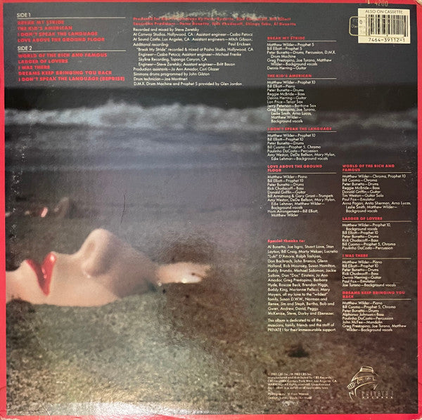 Release: I Don't Speak The Language-Vinyl-US-1983-BFZ 39112-20249530