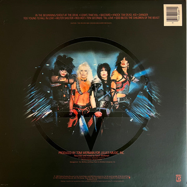 Release: Shout At The Devil-Vinyl-US-None-9 60289-1, 60289-1-12811731