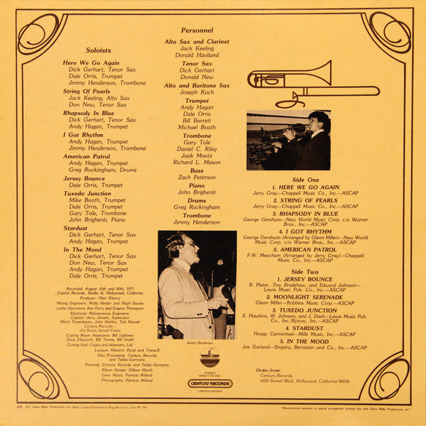 Master Release: The Direct Disc Sound Of The Glenn Miller Orchestra by The Glenn Miller Orchestra