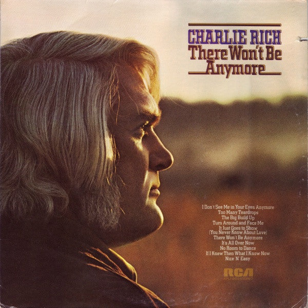 Master Release: There Won't Be Anymore by Charlie Rich