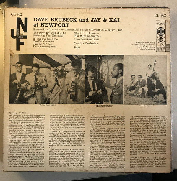 Release: At Newport-Vinyl-US-1956-CL 932-13271078