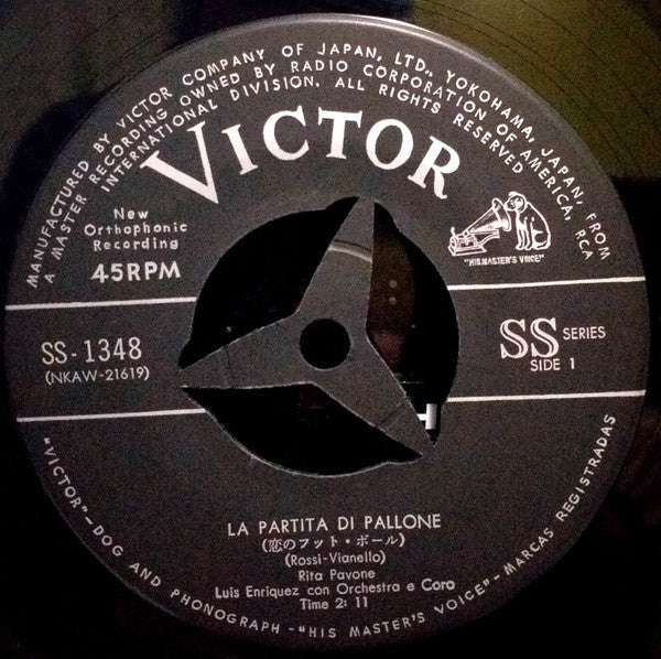 Release: La Partita Di Pallone / Amore Twist-Vinyl-Japan-1963-SS-1348-11404261