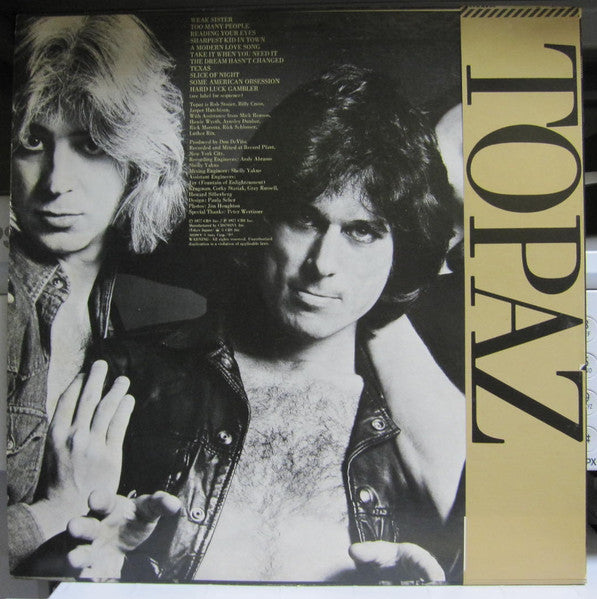 Release: Topaz-Vinyl-Japan-1978-25AP 949-13086066