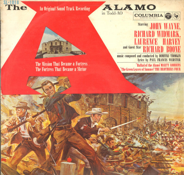 Release: The Alamo (In Todd-AO)-Vinyl-Japan-1960-SL-1018-27575526
